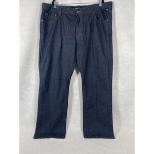 Vintage Enyce Baggy Jeans Men's 46x34 Blue Dark Wash Wide Leg Y2K Street Wear
